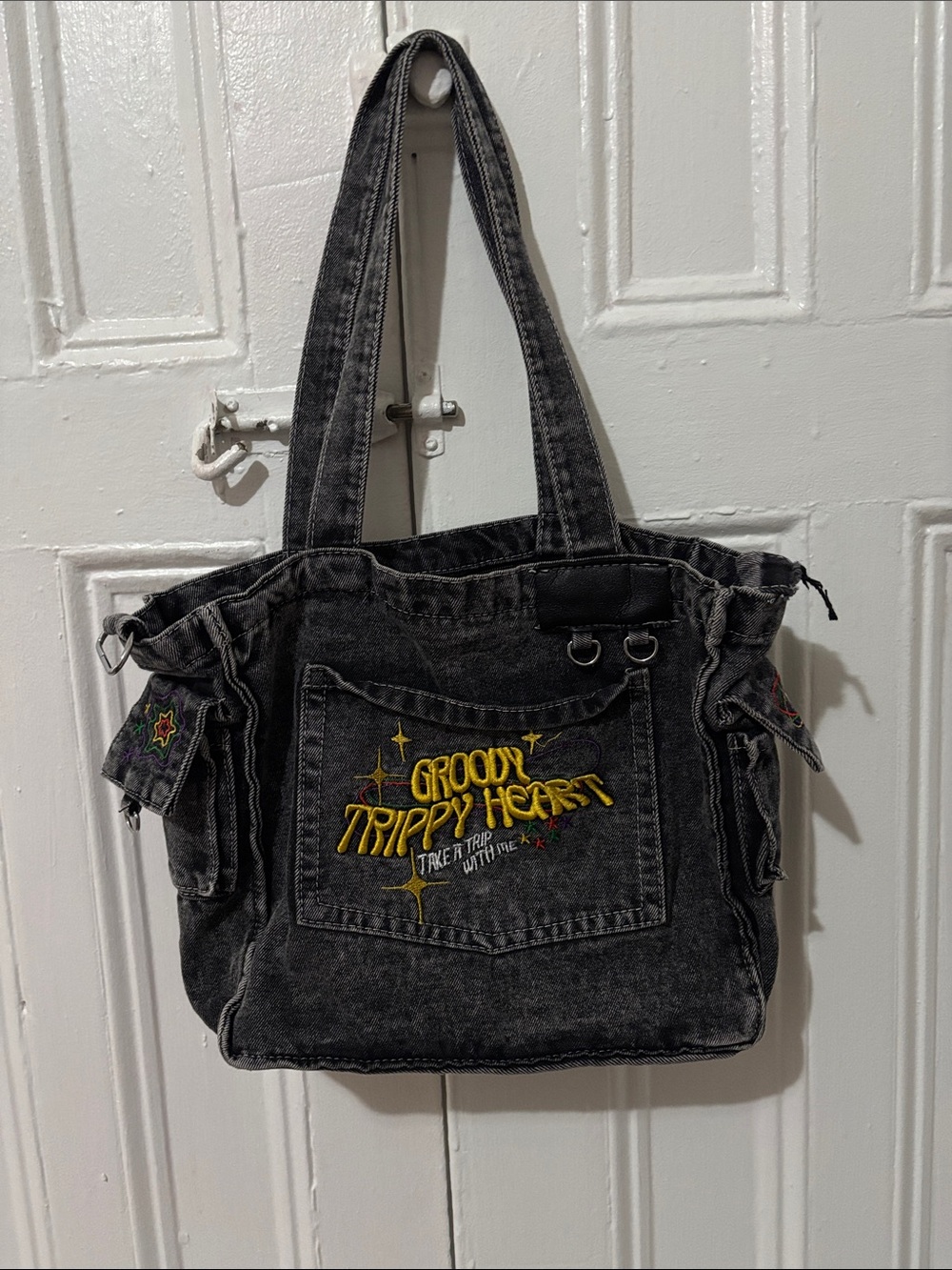 Groovy Trippy Heart Bag